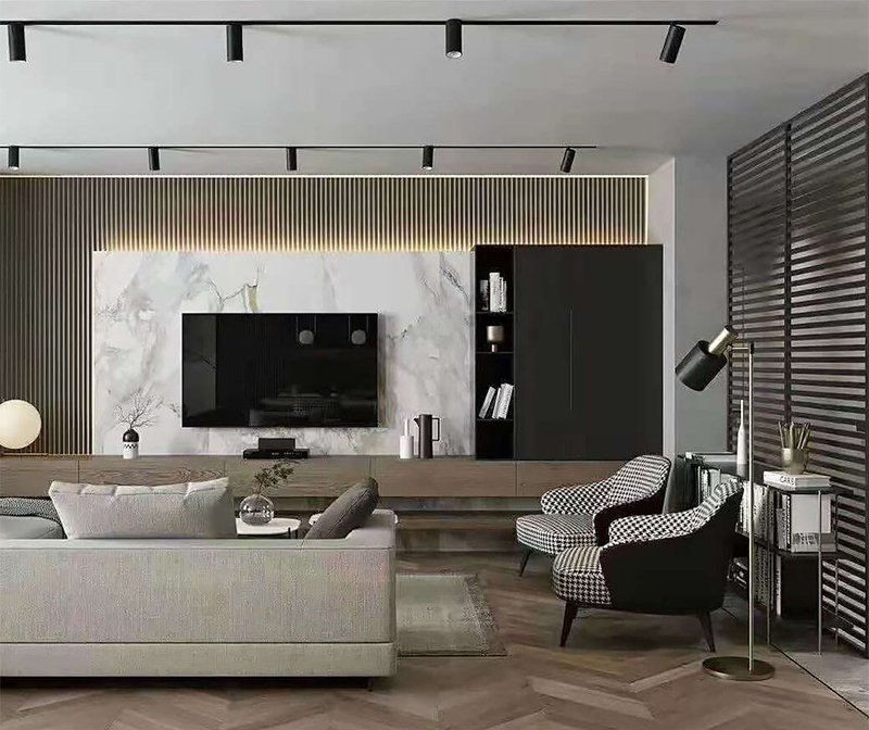 Modern Style Interior PVC Wall Panels PVC-Wandpaneele im modernen Stil für den Innenbereich