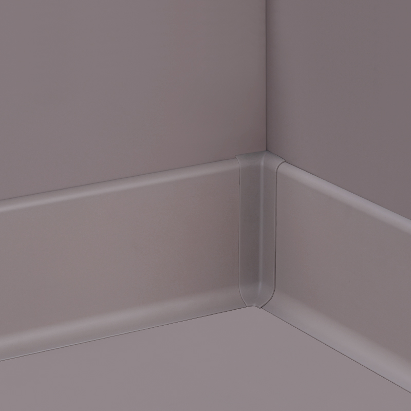 metal wall floor skirting board Wand-Boden-Sockelleiste aus Metall