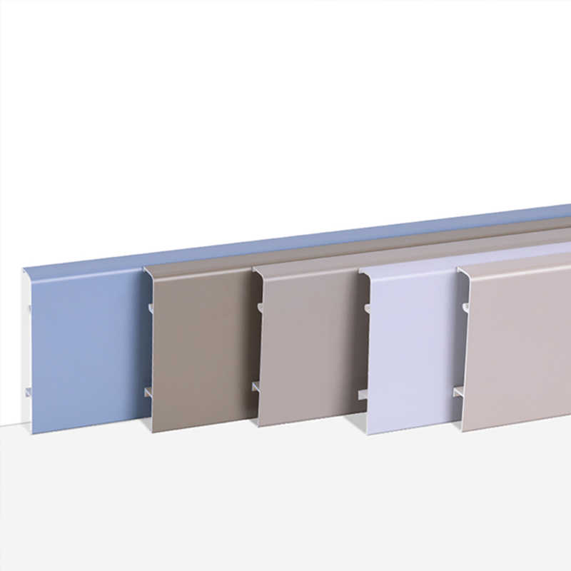 indoor aluminium skirting profiles Aluminium-Sockelprofile für den Innenbereich