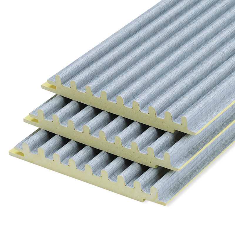 Geriffelte Wandpaneele