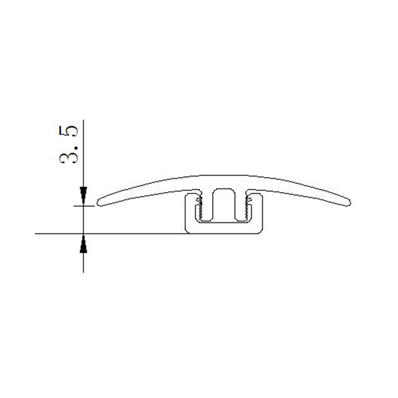 Langlebige Bodenkantenstreifen mit Holzmaserung