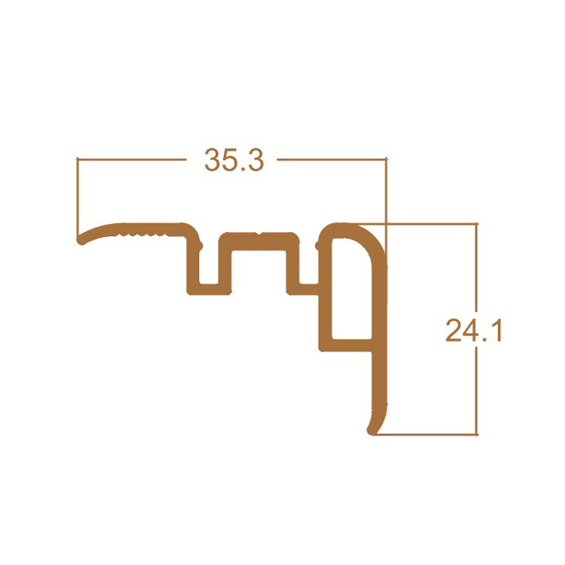 Luxuri&ouml;se Treppenkantenverkleidung