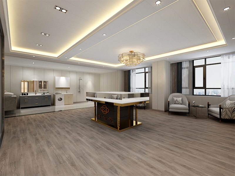 Feuerfester SPC-Bodenbelag