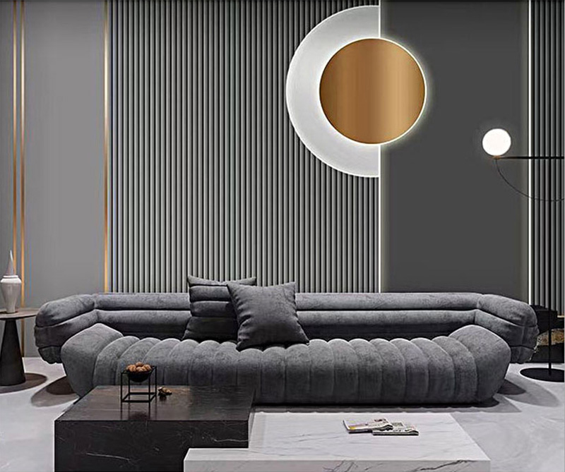 Innen runde, geriffelte Platte