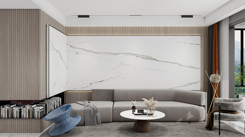 geriffeltes Wandpaneel aus PVC