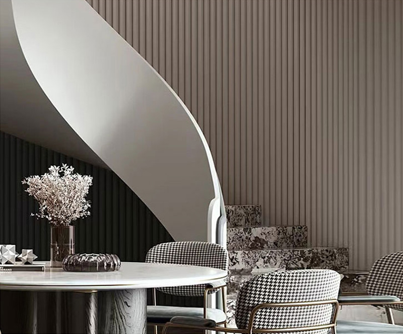 WPC-Platte mit Holzmaserung