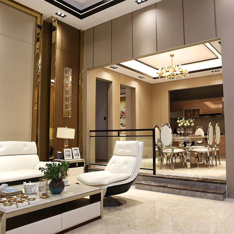 Langlebiger &Uuml;bergangsstreifen aus Metall f&uuml;r Fliesen