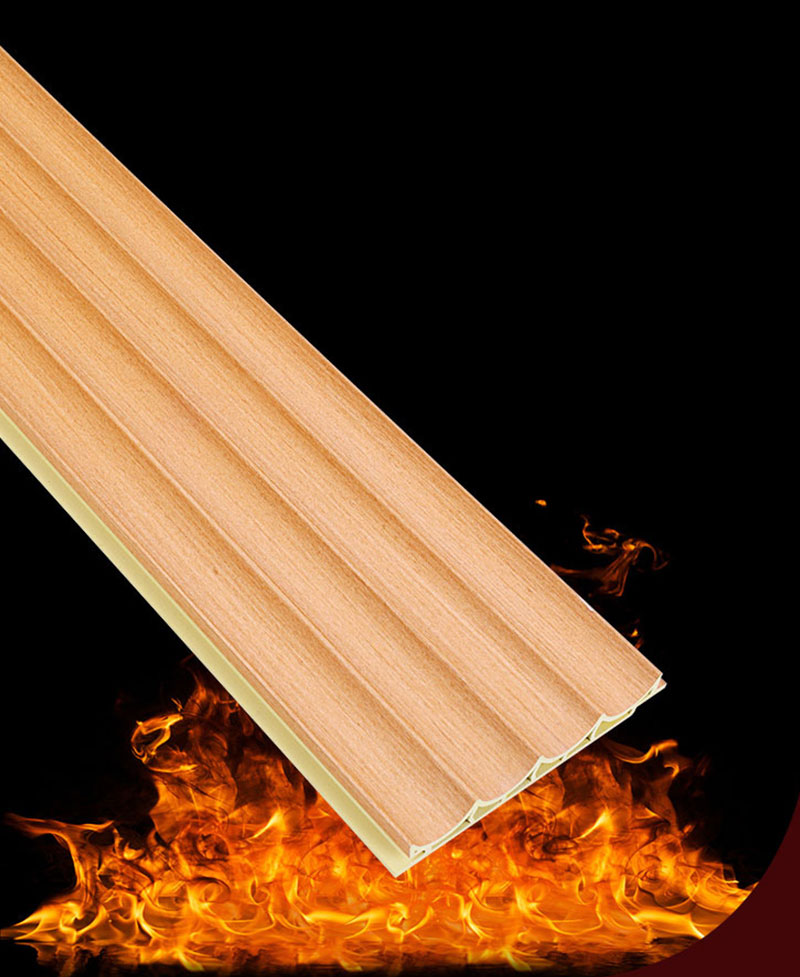 Feuerfeste geriffelte Holzplatten