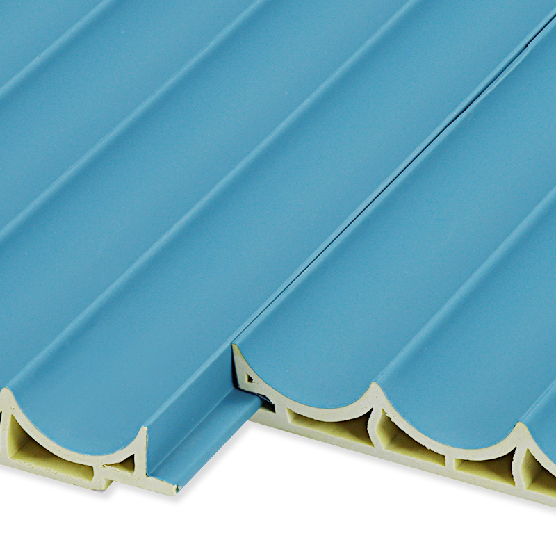 Geriffelte Holzplatten