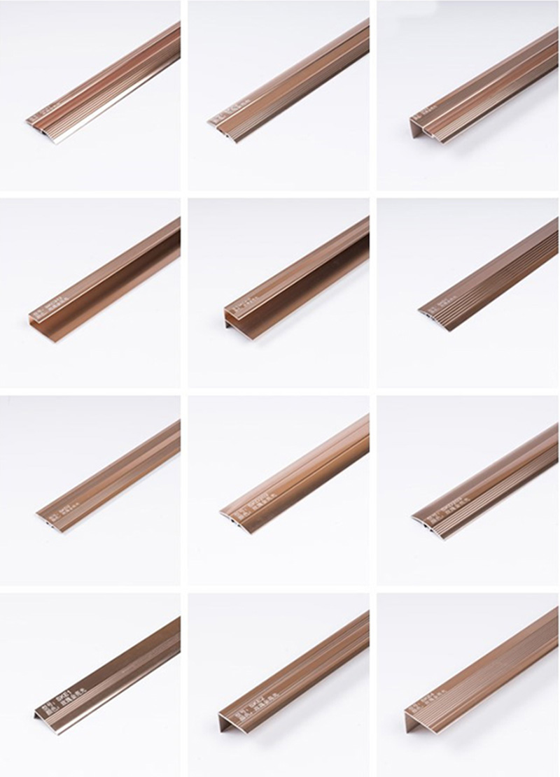 Fliesen&uuml;bergangsstreifen in verschiedenen Gr&ouml;&szlig;en