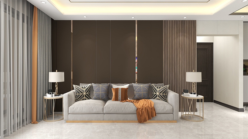 geriffeltes WPC-Wandpaneel