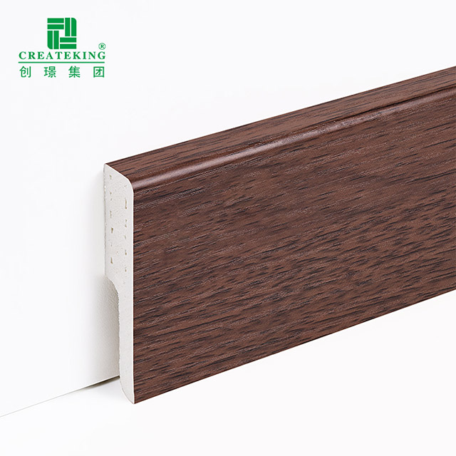 60 * 12 mm massive PVC-Sockelleiste