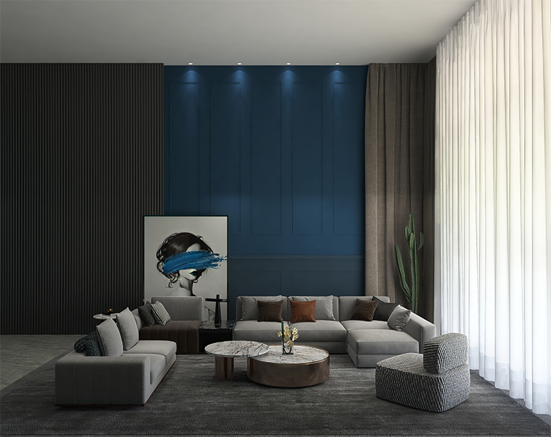 Wandpaneel mit Holzmaserung f&uuml;r den Innenbereich