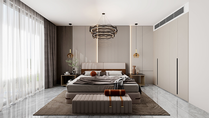 geriffeltes WPC-Wandpaneel