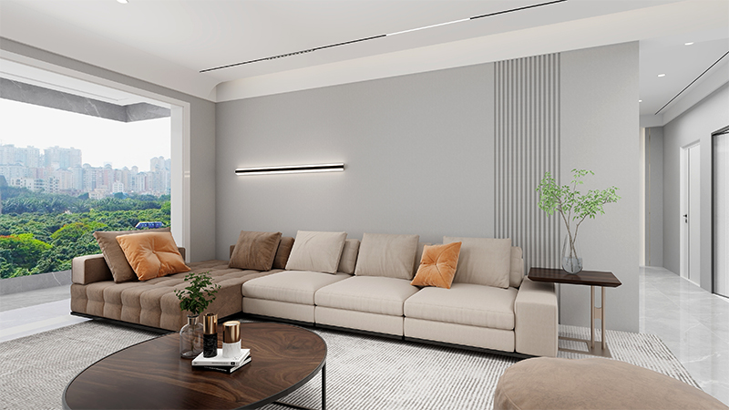 geriffeltes WPC-Wandpaneel