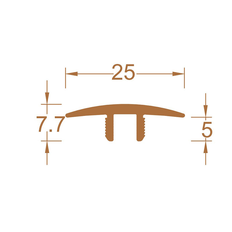 Ma&szlig;geschneiderte T-f&ouml;rmige Holzbodenrandstreifen