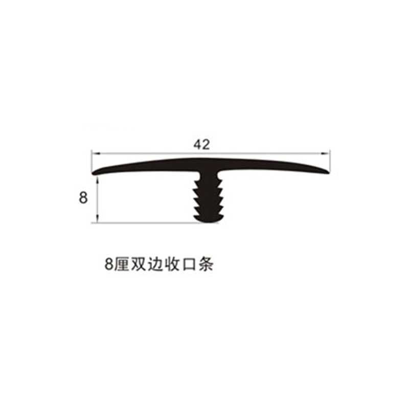 Ma&szlig;geschneiderte T-f&ouml;rmige Bodendekorleiste