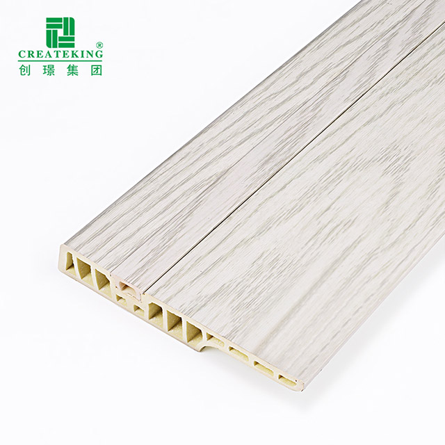 100 * 15 mm PVC-Bodenleiste mit versteckten Nägeln