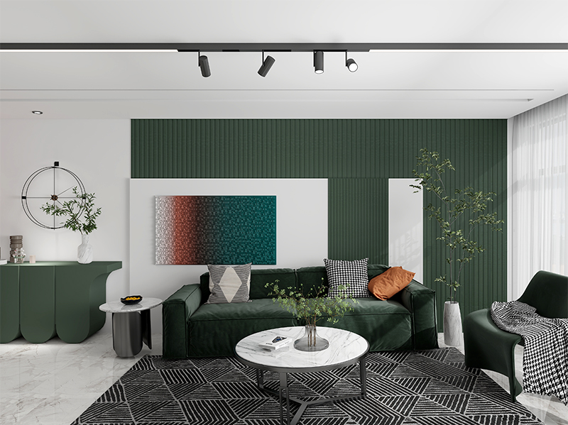 modernes WPC-Wandpaneel