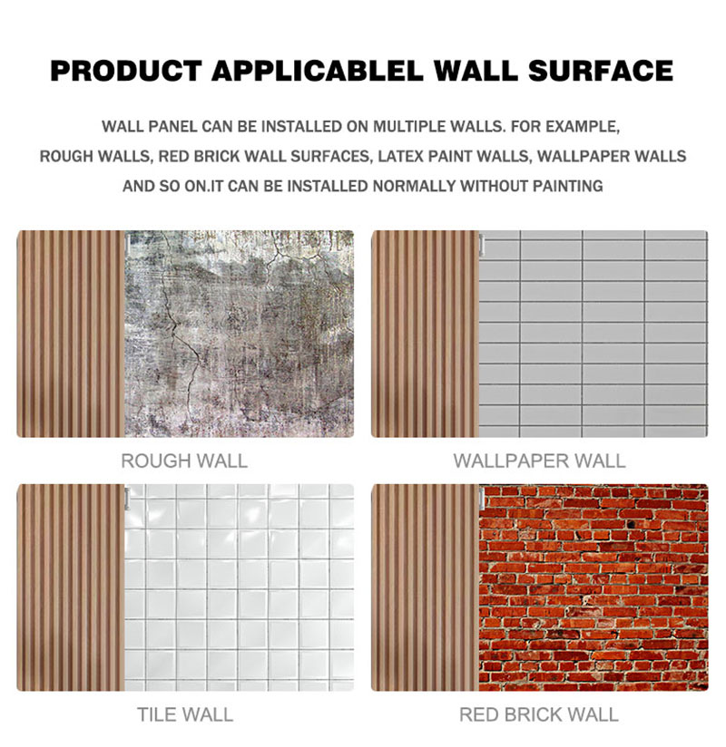Einfache Installation des WPC-Wandpaneels