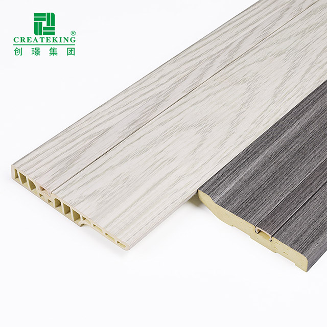 100 * 15 mm PVC-Bodenleiste mit versteckten Nägeln