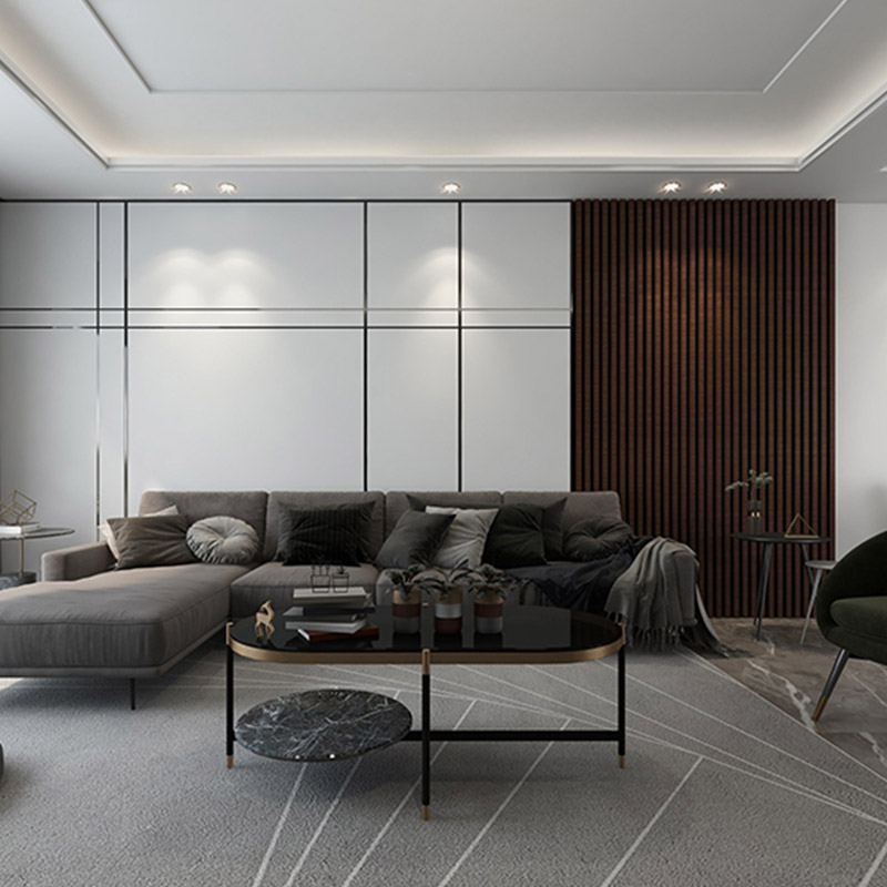 geriffeltes WPC-Wandpaneel