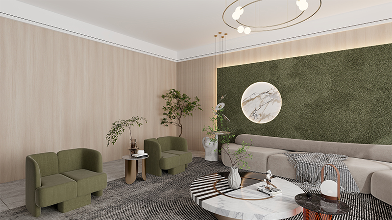 geriffeltes Wandpaneel