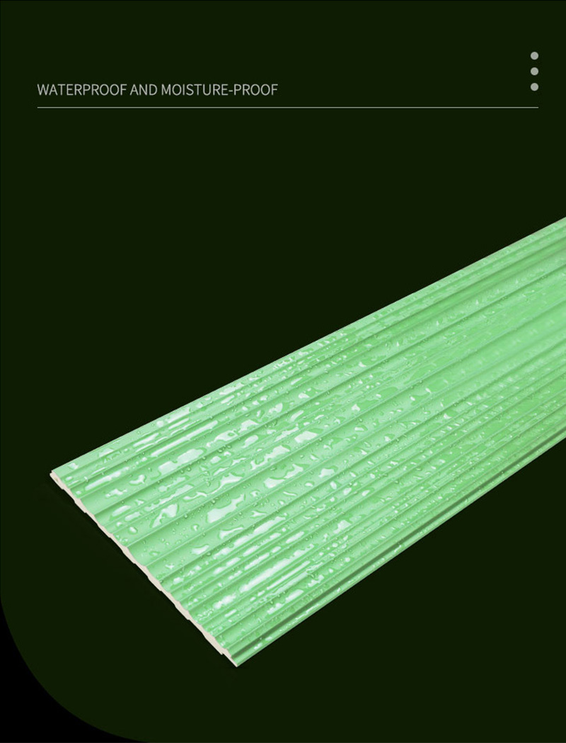 Wasserdichte geriffelte WPC-Platte