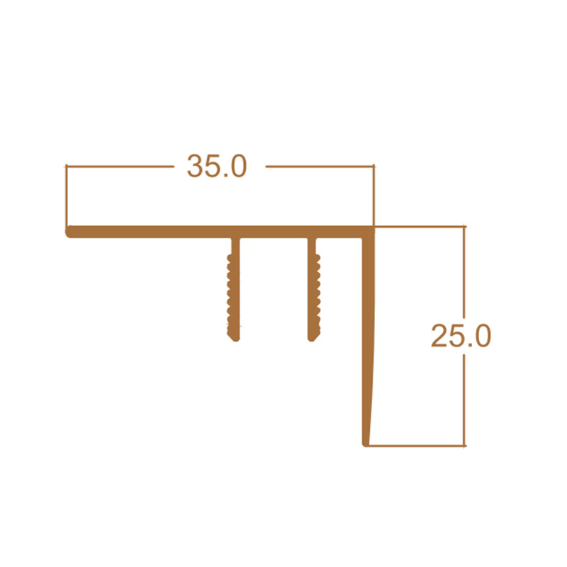 Treppenkantenverkleidung aus Fliesen
