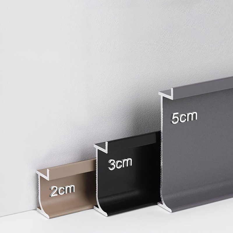 Robuste Sockelleisten aus Aluminium