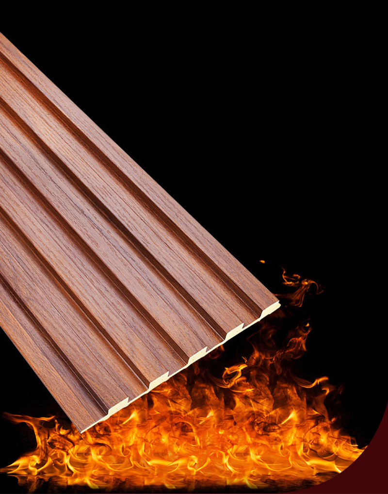 Feuerfeste geriffelte Holzplatte