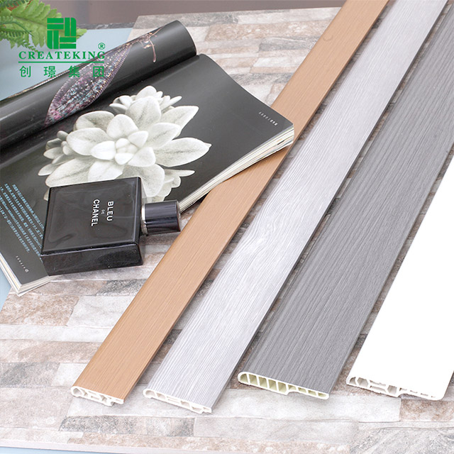 75 * 18 mm PVC-Bleistift-Sockelleiste