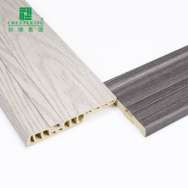 100 * 15 mm PVC-Bodenleiste mit versteckten Nägeln