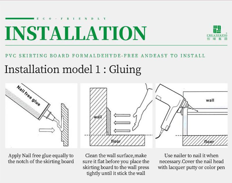 Sockelleiste aus Verbundwerkstoff
