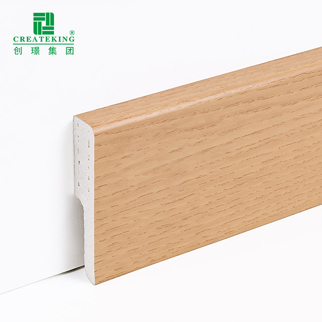 60 * 12 mm massive PVC-Sockelleiste