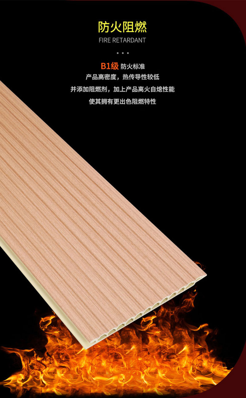 Feuerfestes WPC-Wandpaneel