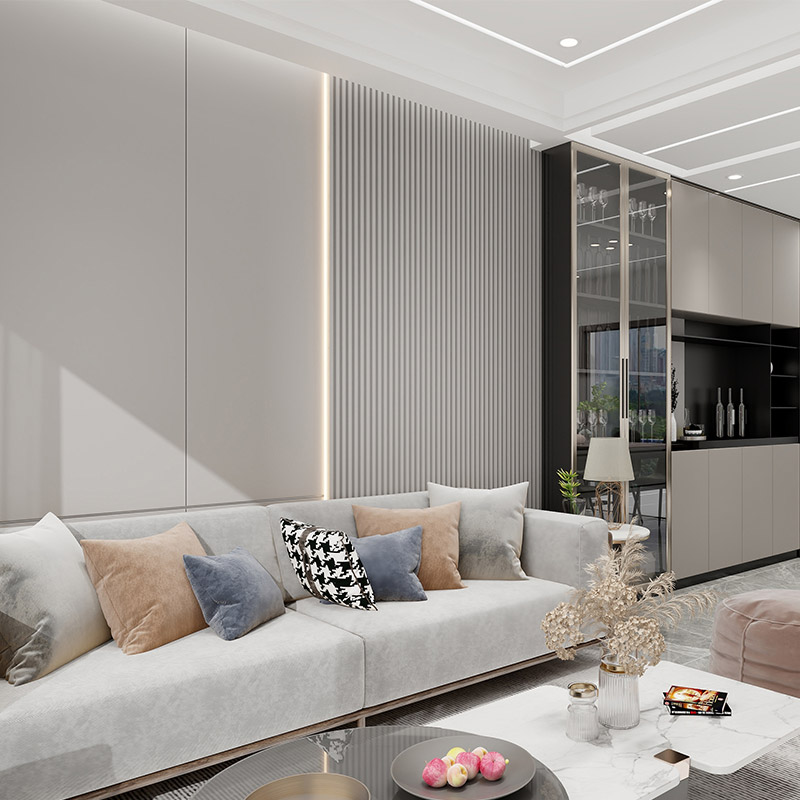 Ma&szlig;geschneiderte geriffelte Platte