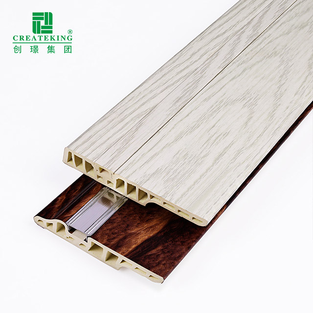 100 * 15 mm PVC-Bodenleiste mit versteckten Nägeln