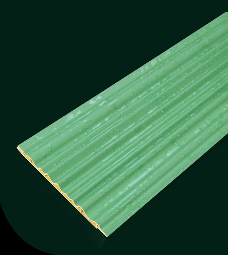 Wasserdichte geriffelte WPC-Platte