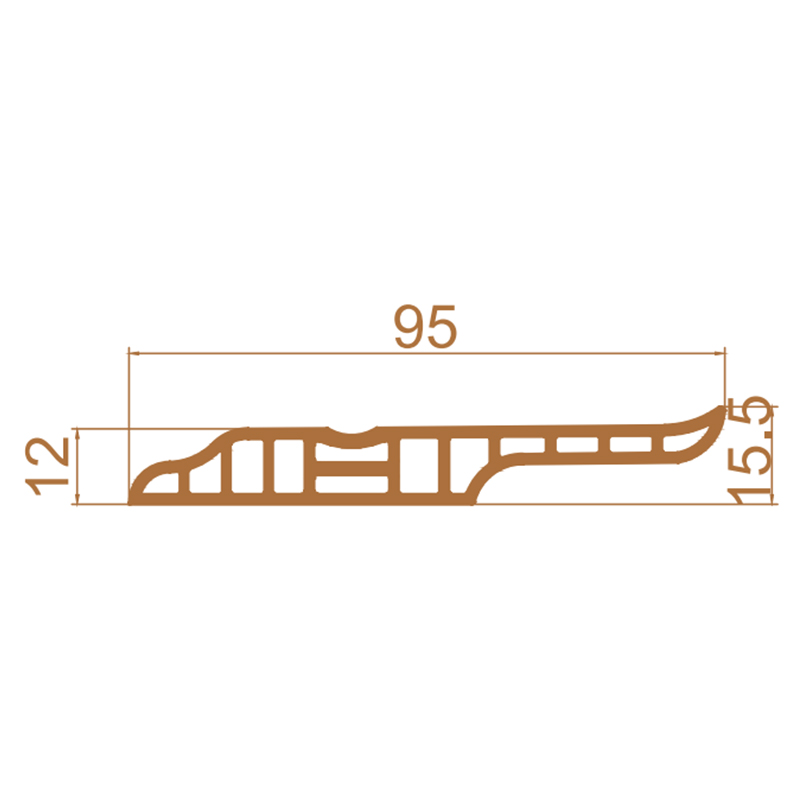 Wasserdichte Treppensockelleiste