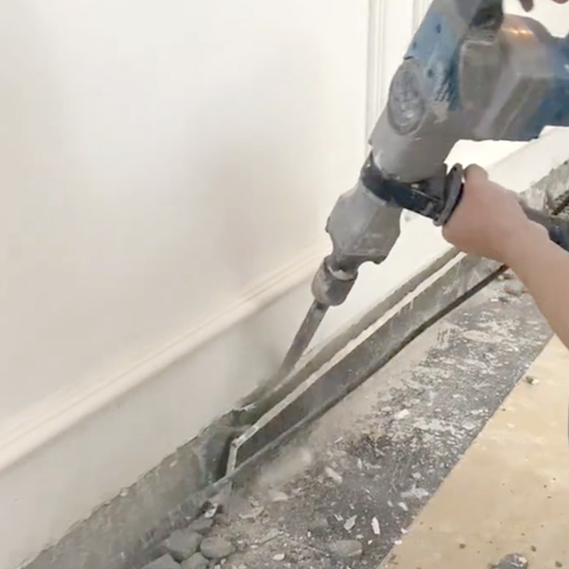 Wie tausche ich die Fußleisten aus?