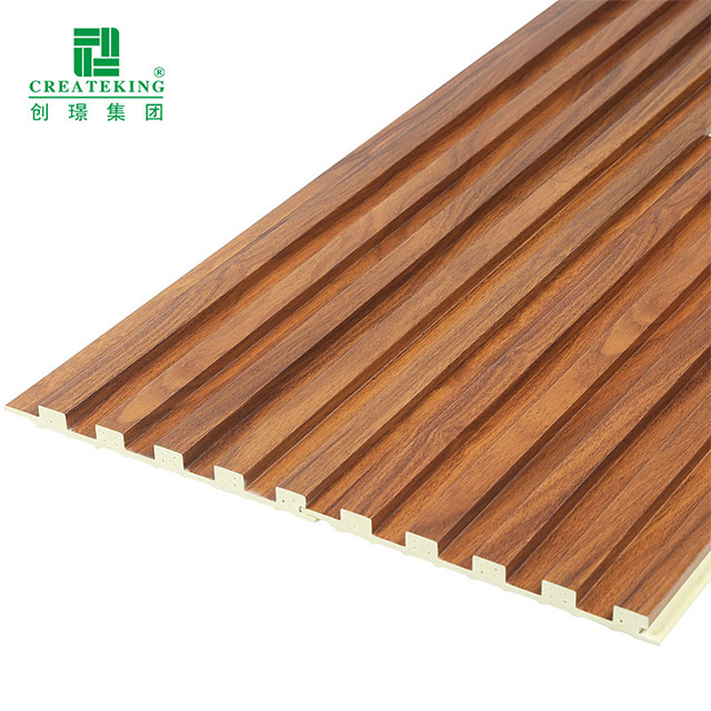 159*12 mm geriffelte Massivwandpaneele mit Holzmaserung