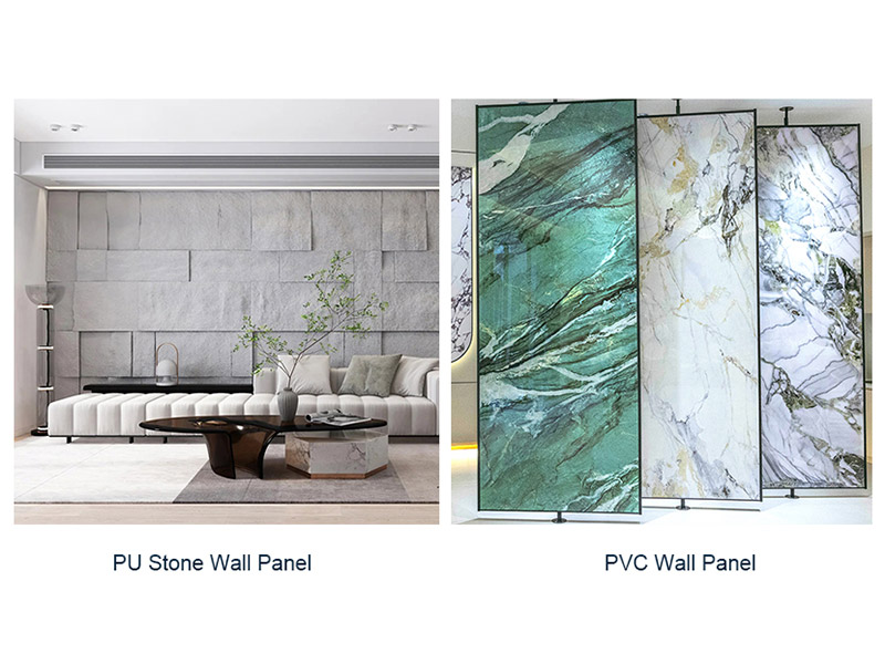PU-Steinwandpaneele vs. PVC-Wandpaneele: Ein umfassender Leitfaden