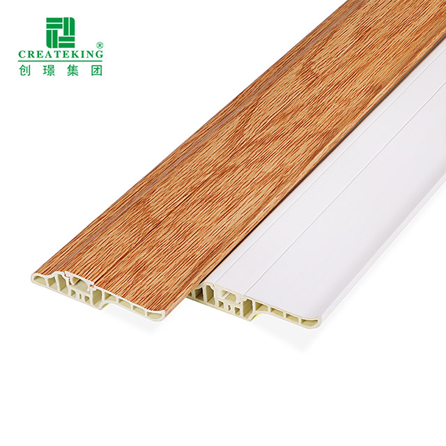 68 * 17 mm PVC-Fußleiste mit versteckten Nägeln