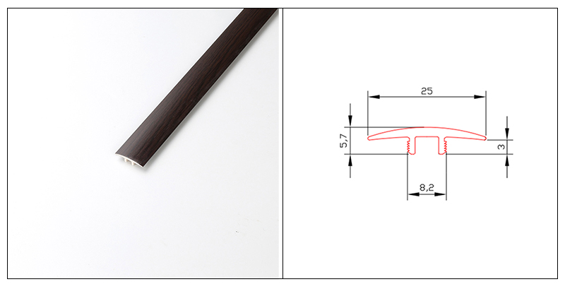 25*3mm SPC T-Formteil