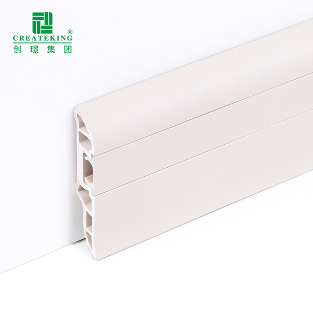 50 * 12 mm PVC-Fußleiste mit versteckten Nägeln