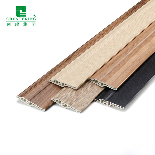 70 * 16 mm PVC-Sockelleiste mit mehreren Hohlräumen