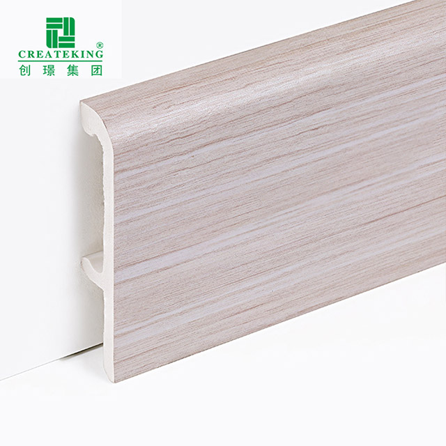100 x 16 mm PVC-Sockelleiste zum Aufstecken