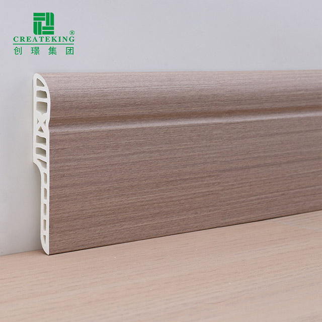 80*15mm PVC Bleistift Runde wasserdichte Sockelleiste