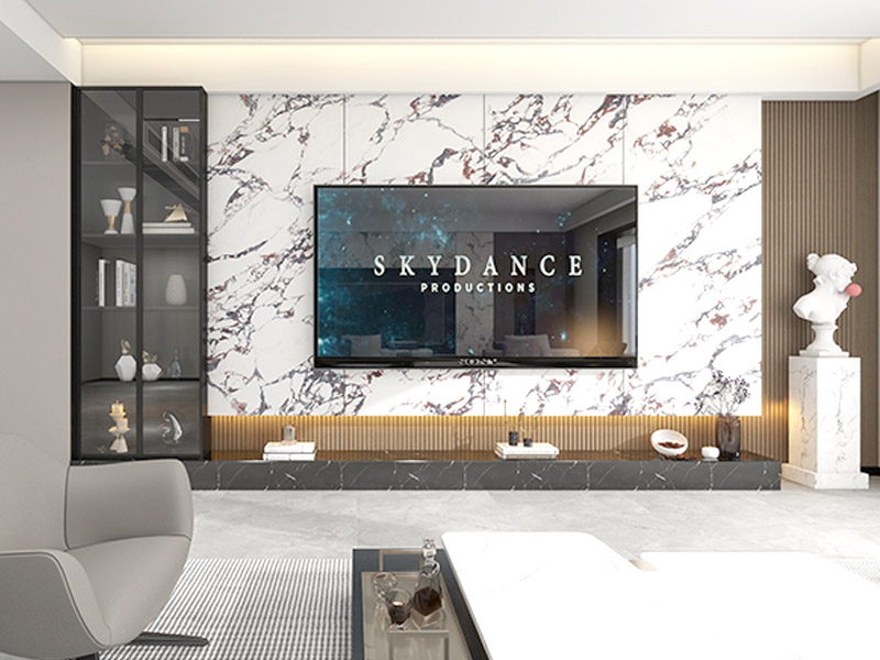 UV-beschichtete Marmorplatte